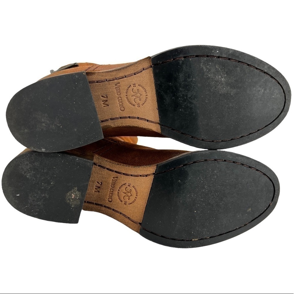 Johnston & Murphy Women’s Back Zip Buckle Leather Boots - Picture 12 of 14